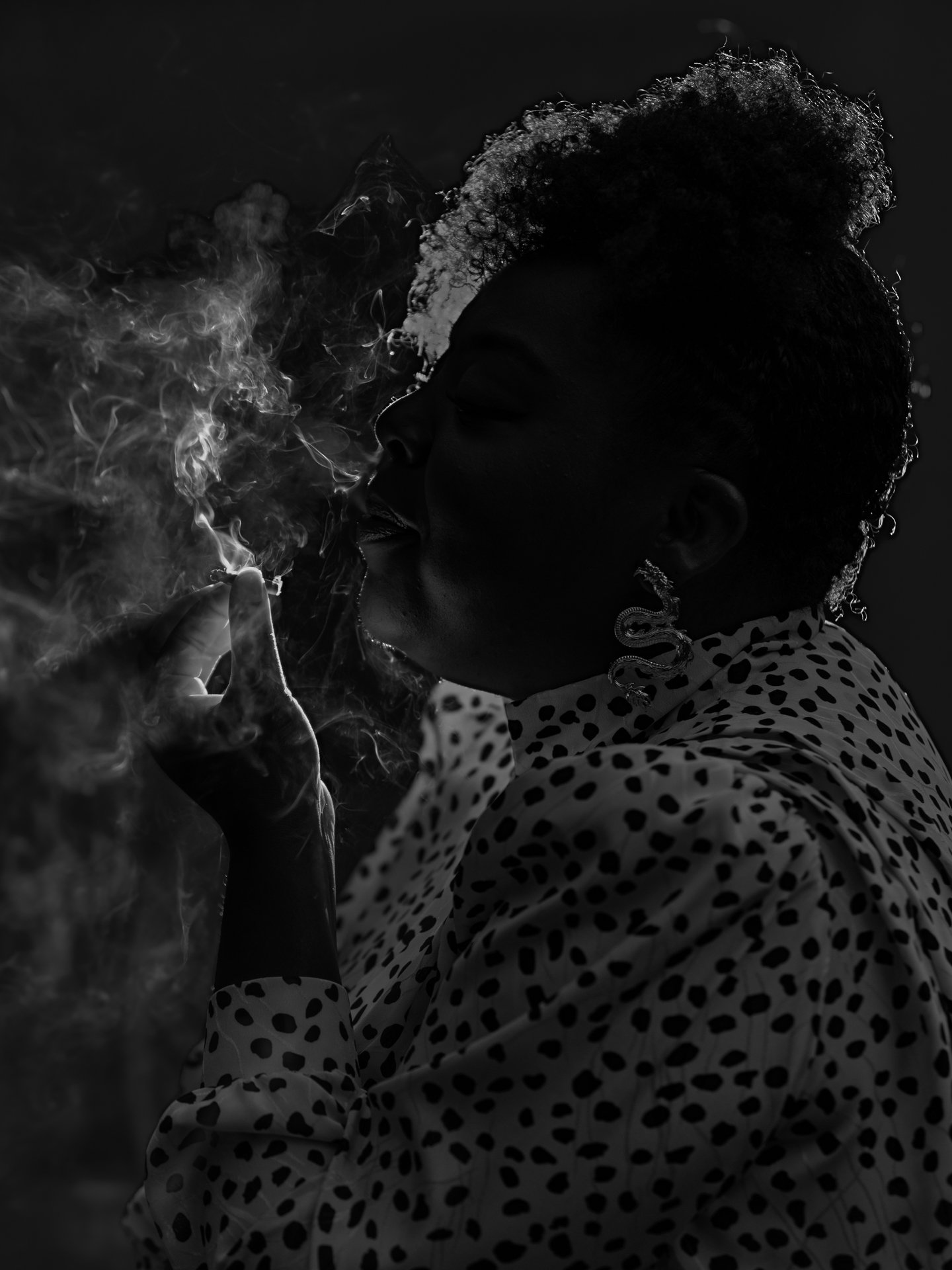 Woman Bold Glasses - Photography by Rick Proctor