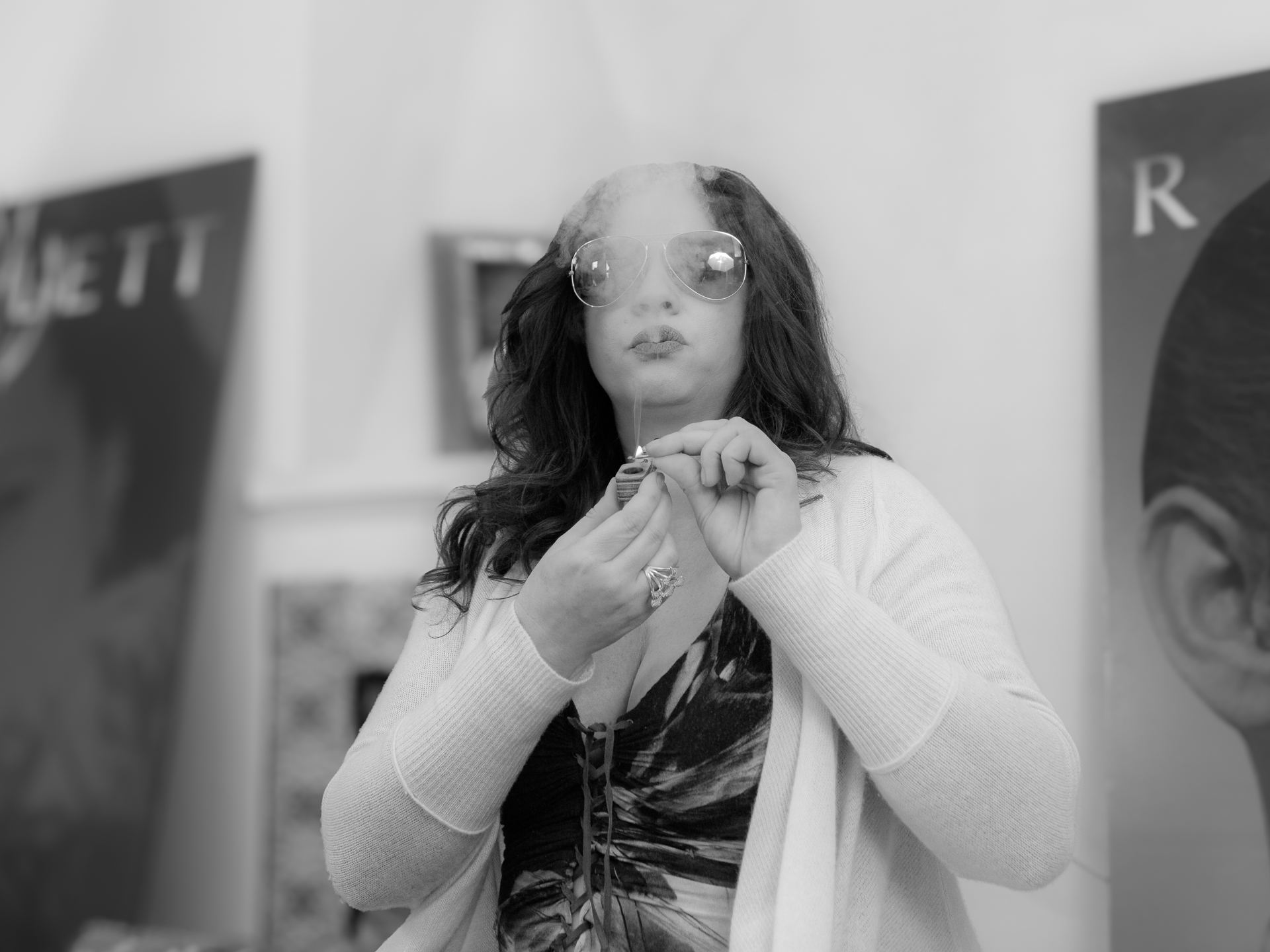 Woman Curly Profile - Photography by Rick Proctor